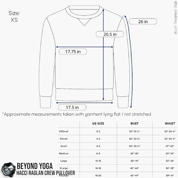 BEYOND YOGA HACCI FAVORITE RAGLAN CREWNECK SWEATSHIRT IN GRAY CAMO XS PULLOVER - Picture 10 of 13